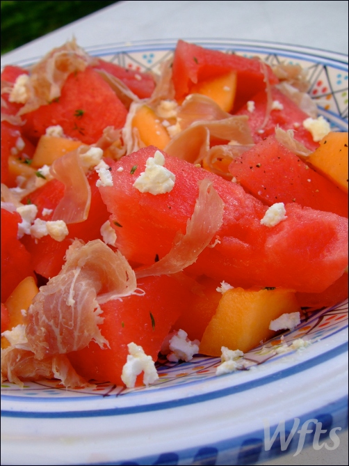 Salade Melon Past Que Et Jambon Waiting For The Sun